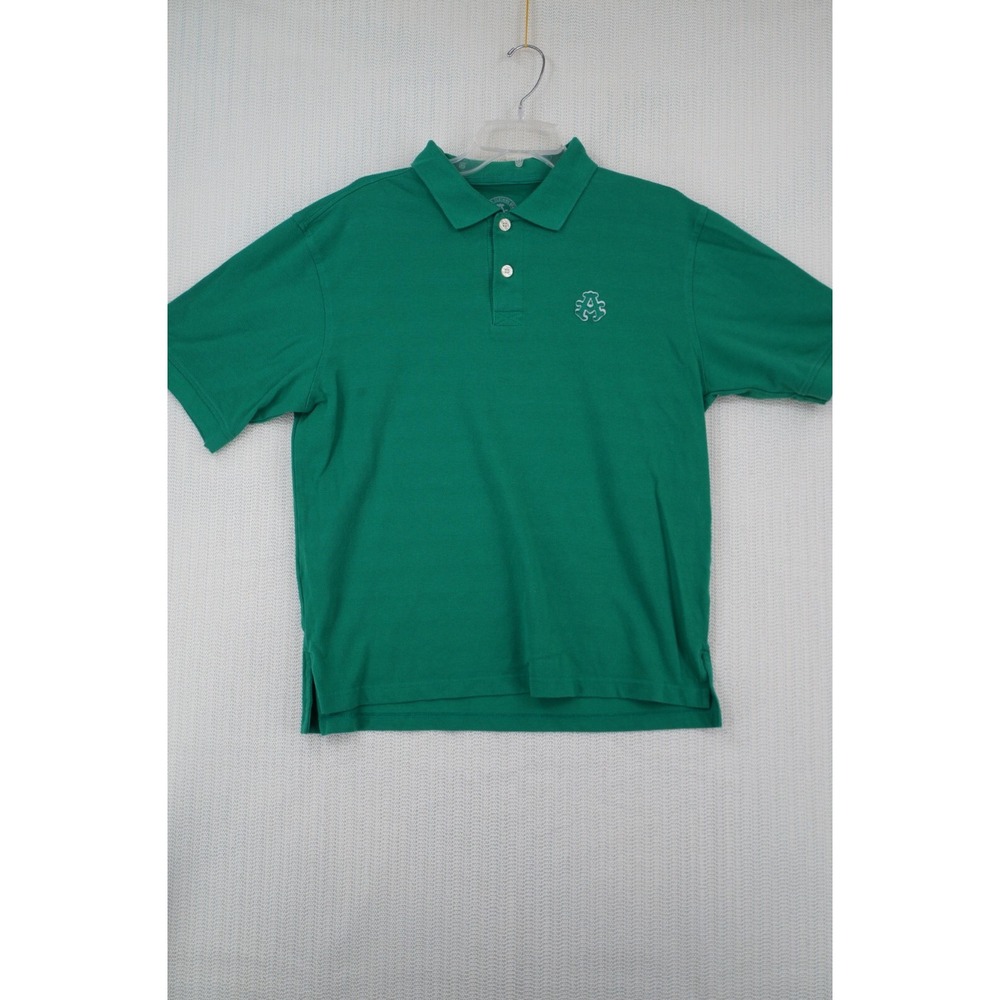 Akademiks Shirt Men Large Green Short Sleeve Embroidered Logo Hip Hop Streetwear